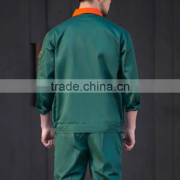 Guangzhou Manufacture Industrial Green Work Smock Uniforms photo-4