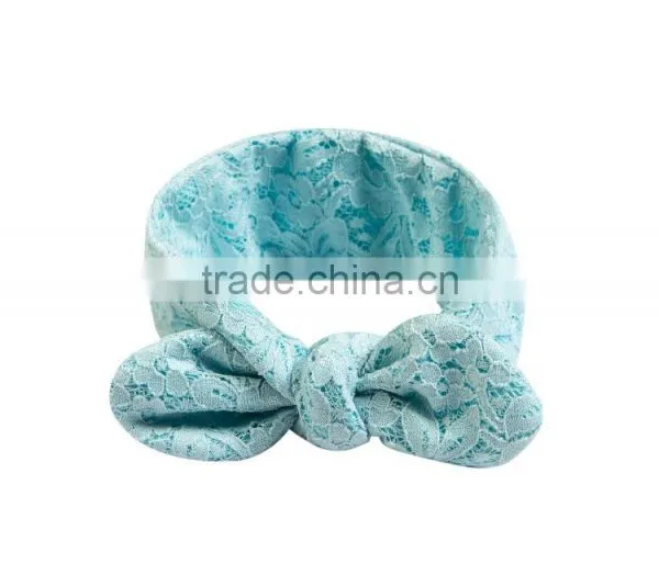 Wholesale 2016 New Fashion Baby Girls Lace Bow Headband Baby Hair Band photo-2