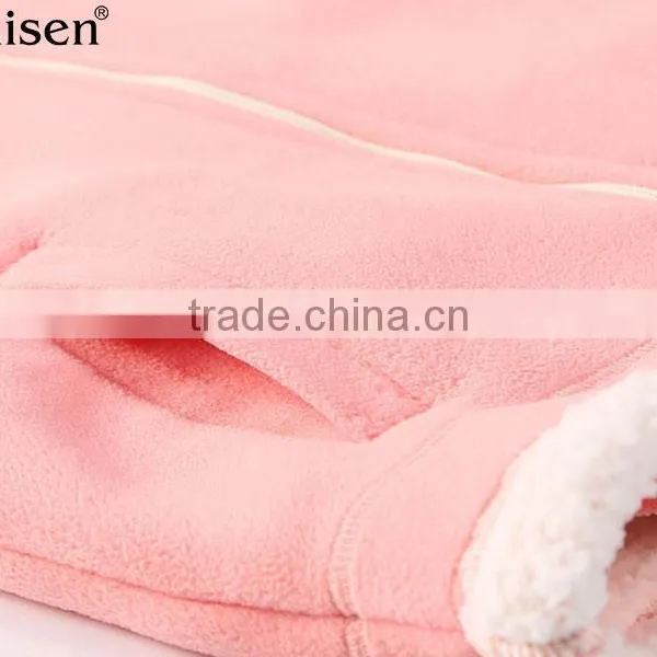Wholesale Price Pink Fleece Sherpa Lining Kids Jacket photo-5
