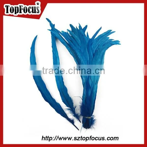 Dyed Color Big Long Natural Grizzly Rooster Feathers for Sale photo-3
