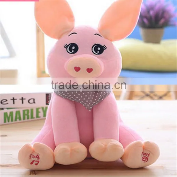 Wholesale Baby Soothing Toys Soft Plush Music Sining Animal Rabbit and Elephant Toy photo-2