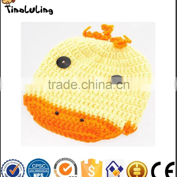 NPT38 Tinaluling Woolen Baby Photography Prop Duck 2pcs Photo Props for Newborn photo-2