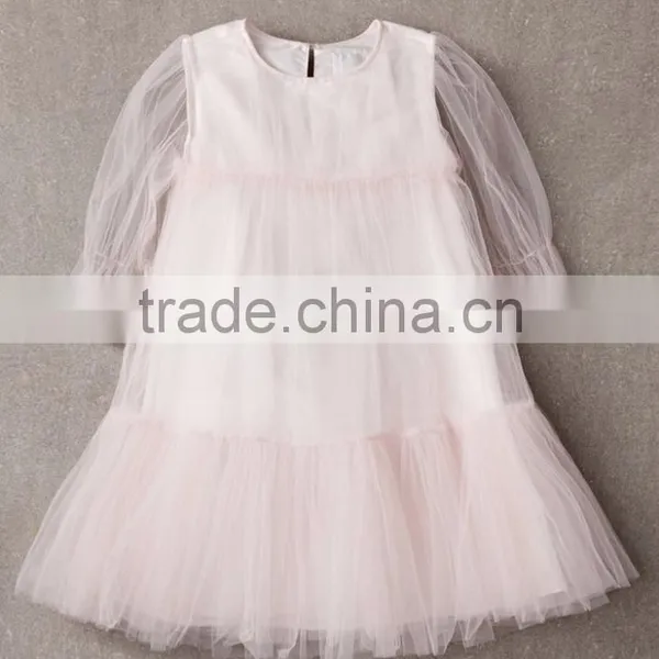 Fashion Baby Children's Product Tulle Girls Party Dresses Flower Princess Party Dress photo-3
