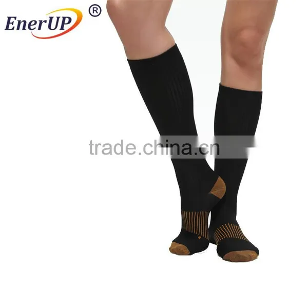 Knee High Varicose Socks Copper Compression Medical Socks photo-4