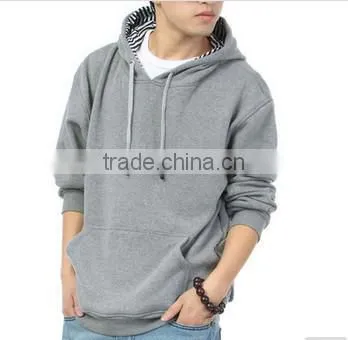 100%Cotton Bulk Pullover Wholesale Plain Hoodies Men photo-4