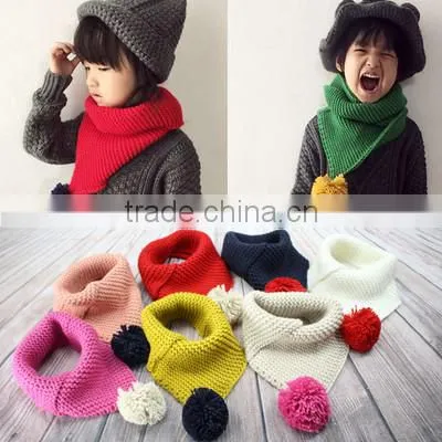 Fashion Lovely All Acrylic Soft Comfortable Small Kitting Children Neckerchief photo-2