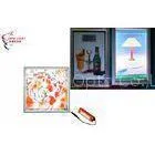 Office 3000k Warm White 3D LED Panel 3000K 0.6m x 0.6m , High Effeciency Lighting