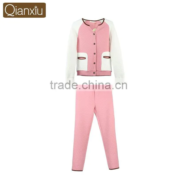 Factory Wholesale Qianxiu Casual Women Relaxed Sleepwear photo-6
