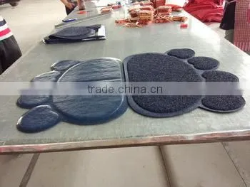 Small Quantity Custom Size Custom Design Cat Litter Mat Different Shapes Kitty Litter Mat PVC Coil Cat Litter Mat photo-3