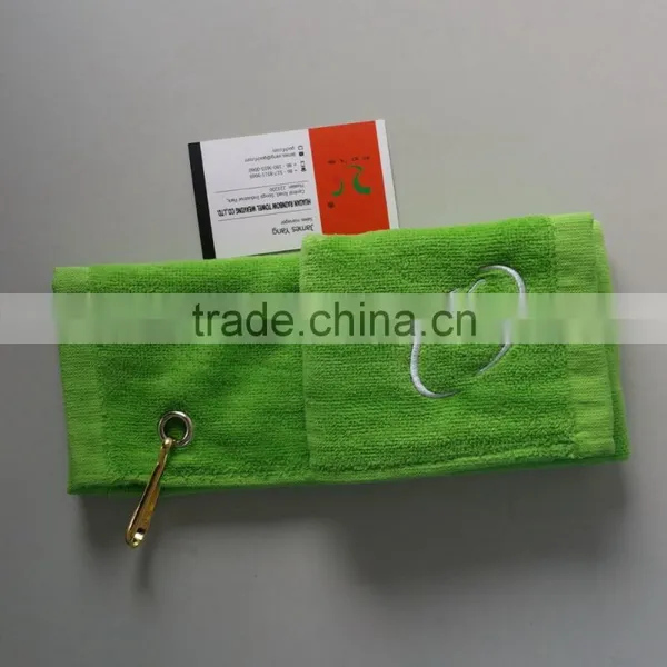 Cotton Terry Velour Golf Towels photo-3