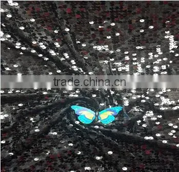 Wholesale Cheap Embroidery Sequin Fabric photo-2