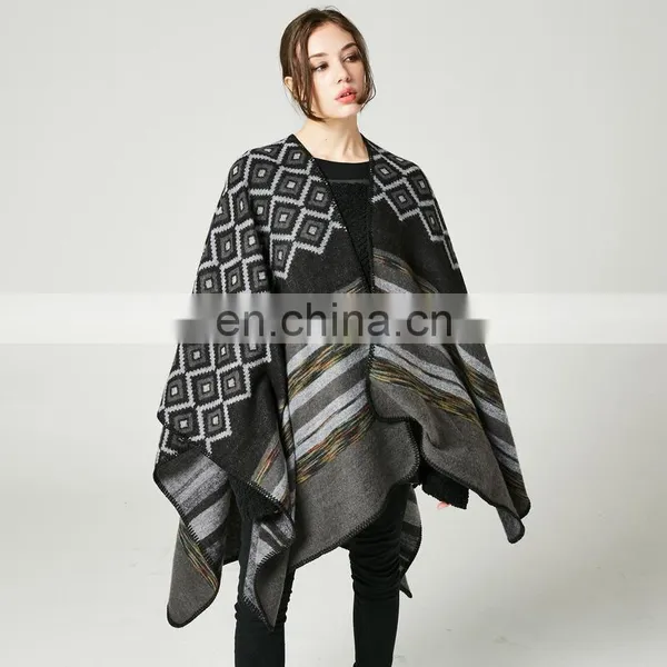 The New Color Shawl Worn Lady Traveling Cloak And Scarf photo-4