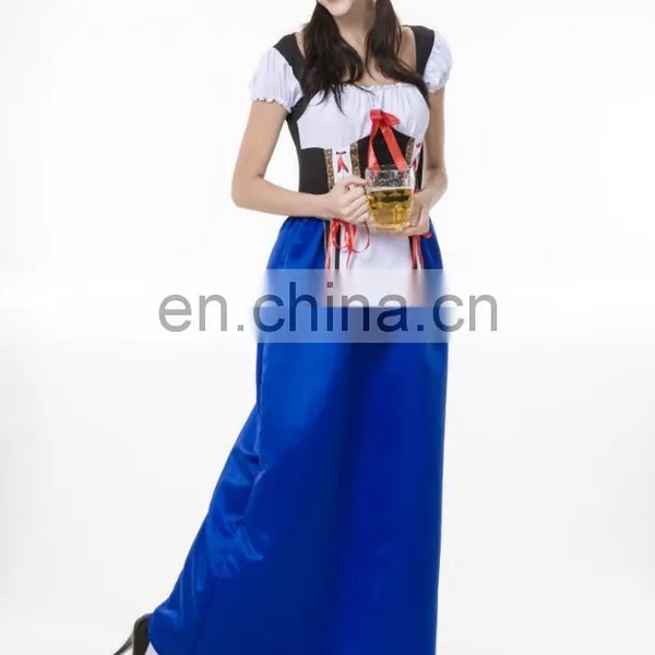 Women Medieval Long Dress Oktoberfest Costume photo-4