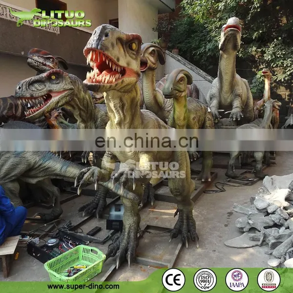 Silicone Rubber Simulation Realistic Animatronic Dinosaur photo-3