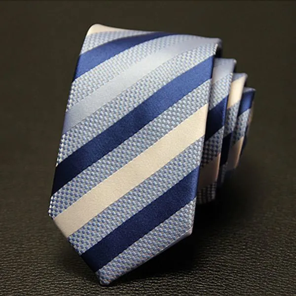 Paisley Brown Mens Silk Necktie Classic Strips Boys