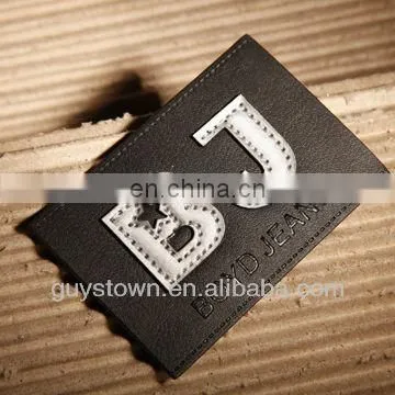Custom Decoration Leather Label Patches for Jeans Garment photo-2