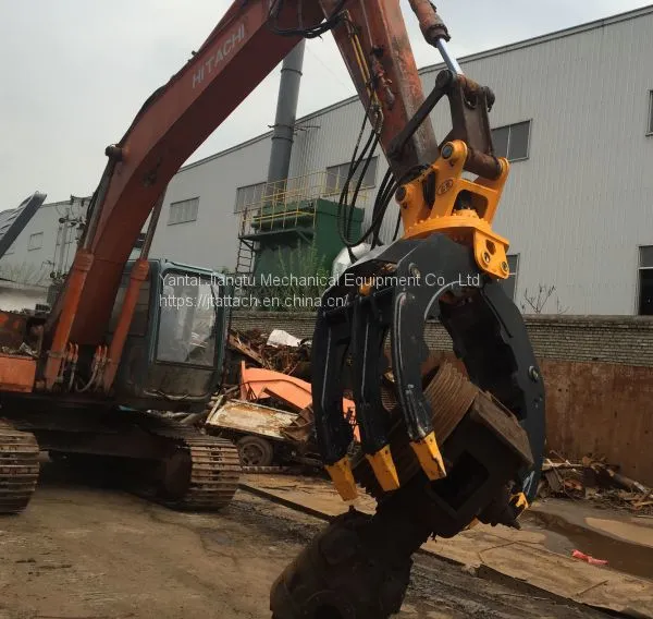 CE Approved Hydraulic Rotatable Stone Grapple for Sale photo-4