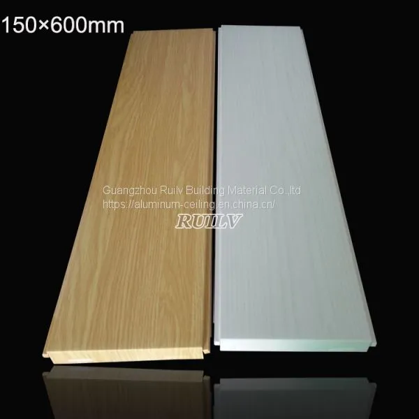 150*600mm Aluminum Clip in Ceiling, Rolled Coated Aluminum Ceiling for Restroom photo-4