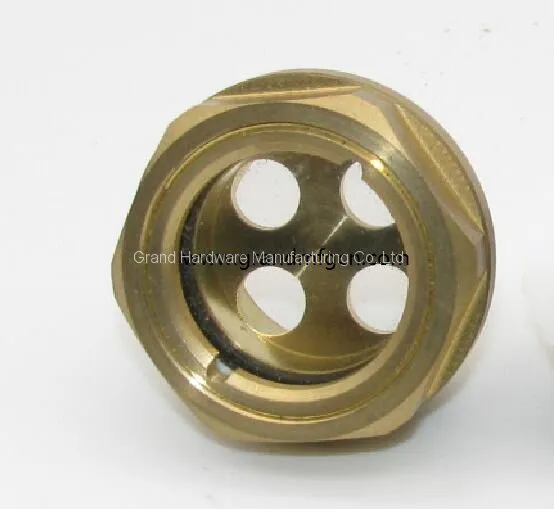 Metric Thread M16x1.5 M18x1.5 M20x1.5 M22x1.5 M24x1.5 Brass Oil Sight Glass Indicator photo-2