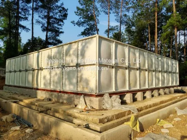 How to do the Foundation of Combined FRP Water Tank?