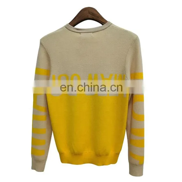 DiZNEW Wholesale Acrylic Pullover Mens Custom Sweater Printing photo-3