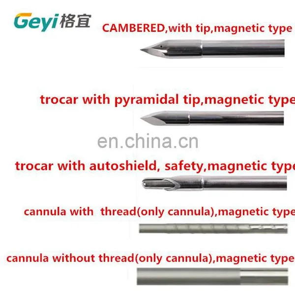 Laparoscopic Surgical Instruments Reusable Magnetic Trocar 5mm and 10mm photo-7