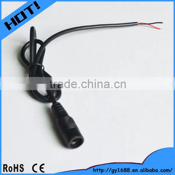 DC 5.5mmx2.1mm Power Pigtail Female Cord Lead 1m photo-2