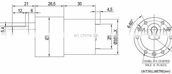 ChiHai Motor CHR-GM37-3530 Permanent Magnet Micro DC Gear Motor 12V24V photo-6