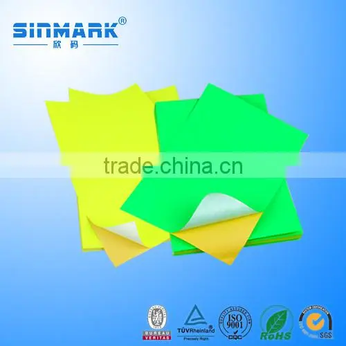 SINMARK Adhesive Blank Colorful a4 Printing Paper Label Sticker Quality Choice photo-3