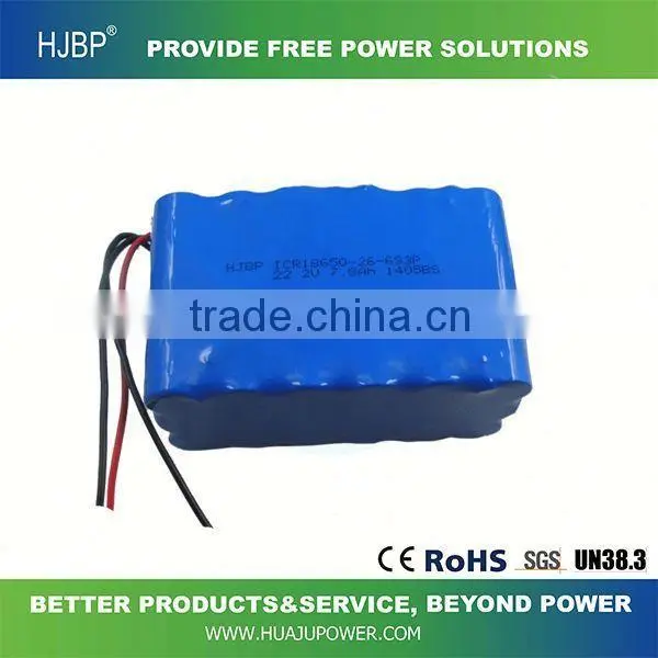 China Manufacturer Supply Hot Sell 22.2v Lithium Battery Pack photo-2