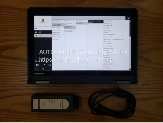 Porsche PIWIS III с ноутбуком Lenovo Yaga S1 38.2&39.9 двойной системой www.obdfamily.com