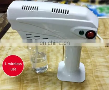 Handheld Portable Wireless or Rechargeable Blue Ray Steam Sterilizer Nano Disinfection Gun for Hospital Office and School photo-4