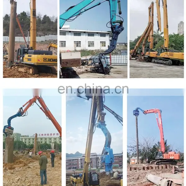 Kyotechs Hydraulic Excavator Mounted Vibratory Hammer Sheet Piling Driver photo-5