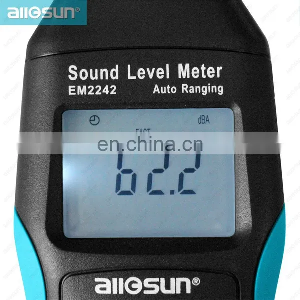 All-sun EM2242 Digital Sound Level Meter 30-130dB Handheld Noise Detector LCD Display Handheld Sonic Wave Tester Sound Meter photo-4