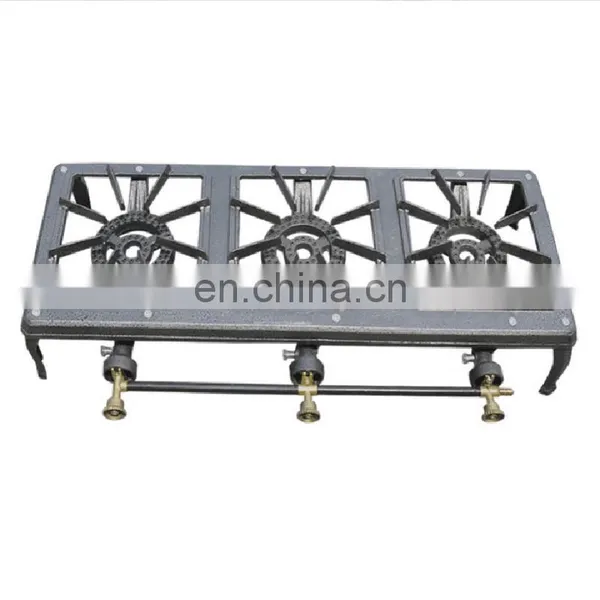 Commercial Liquefied Gas Cast Iron Fierce Fire Stove Natural Gas Electronic Ignition Low-Pressure Iron Plate Burning Gas Stove photo-2