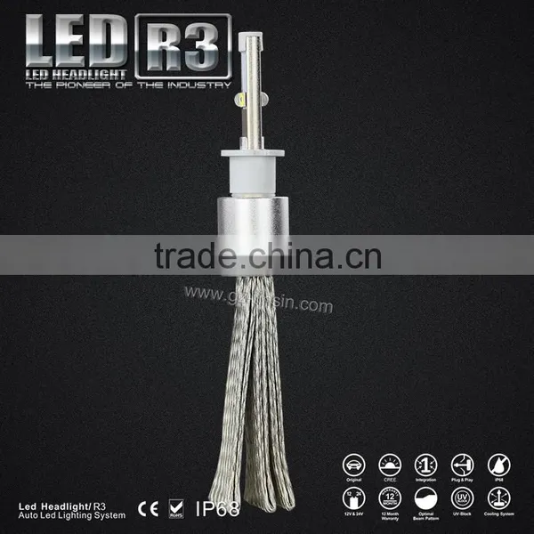 Directly Factory Guangzhou Tinsin H3 High Power Super Bright for Rocket3 40w Led Car Headlight photo-2