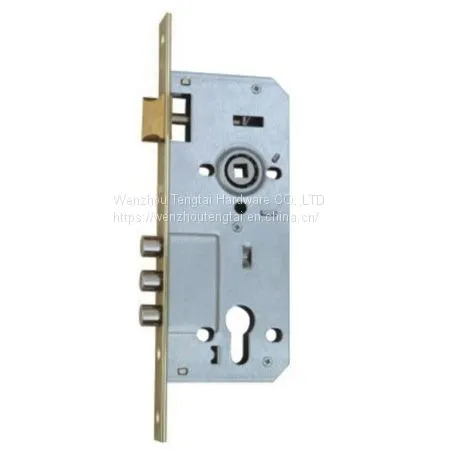 Euro Profile High Quality 45/85 Mortise Lock/Lock Body 3 Round Deadbolt With Ball Bearing