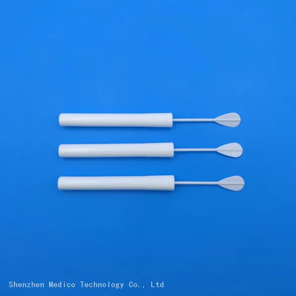 Disposable Medical Sterile Nylon Flocked Vaginal Sampling Swab for HPV Testing photo-2