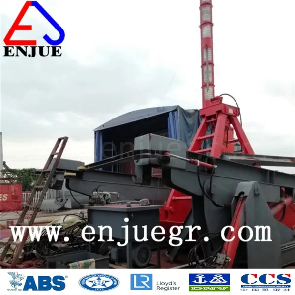 Hydraulic Mobile Loading or Unloading 40 Ton Container Tilter Tilter Container Truck Gantry Crane photo-3