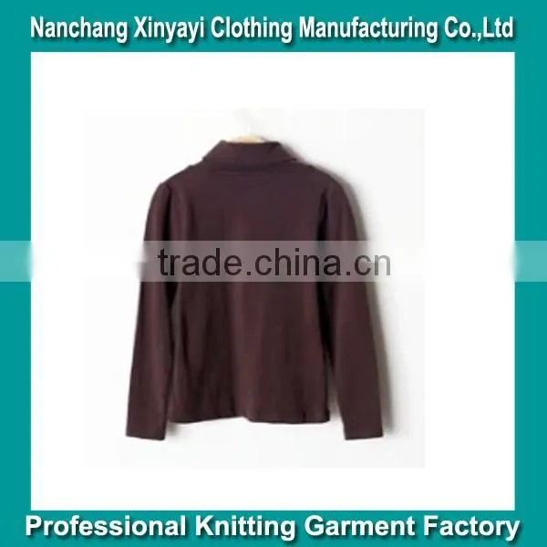 Fashion Turtle Neck Long Sleeve Girl Knitted Under Garments photo-2