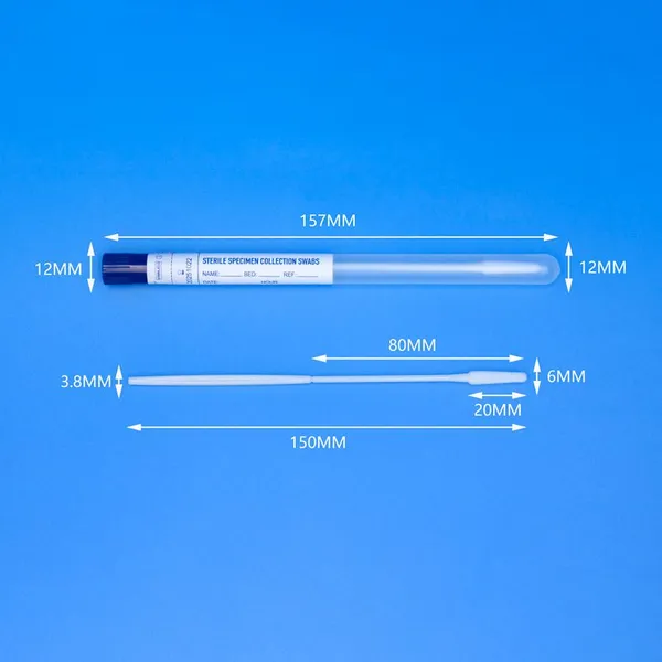 CE FDA Approved Nylon Flocked Cervical Swab With Tube photo-4