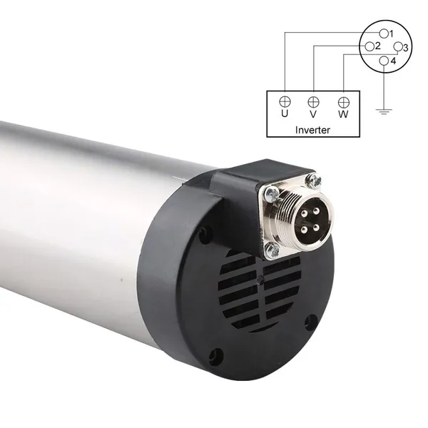 CNC Air-Cooled Spindle 800w 220V 380V Woodworking Spindle Motor Φ65x188 400Hz 24000RPM For CNC Router Milling Engraving Machine photo-4