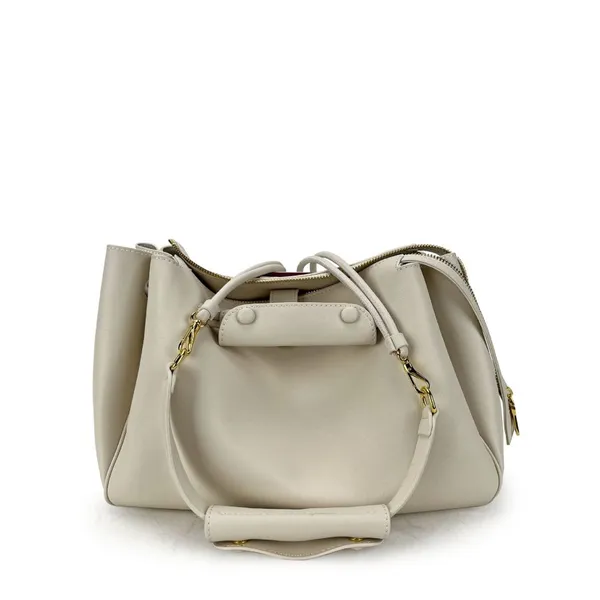 Cowhide Underarm Bag 2025 New Niche Design Large Capacity Vintage Slack Tote Bag Fashionable Women's One-shoulder Crossbody Bag photo-4