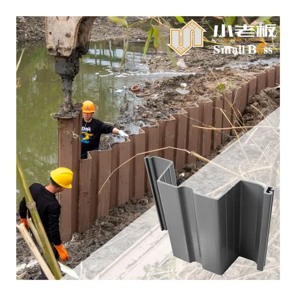 Vinyl Sheet Pile Erosion Control U Sheet Pile for Lake River Shore photo-2