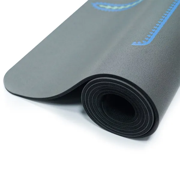 Wholesale Custom Logo PU Rubber Gymnastic Pilates Yoga Mat Waterproof Exercise Mat for Home Workout Made From Natural Rubber photo-5