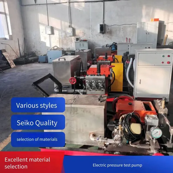 Hebei Hongyuan Stainless Steel Computer-controlled Pressure Test Pump, High-flow Electric Pump for High-pressure Testing photo-4