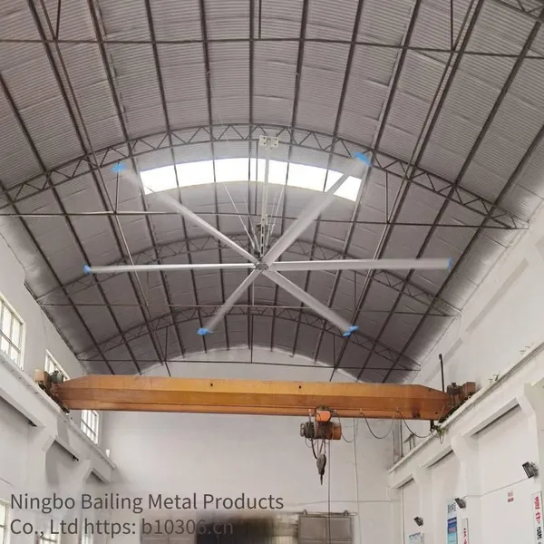 Henan Industry Large Fan, 6-blade 7.2-meter Industrial Hanging Fan for Workshops and Factories, Bailing Electric Fan With Good Effect