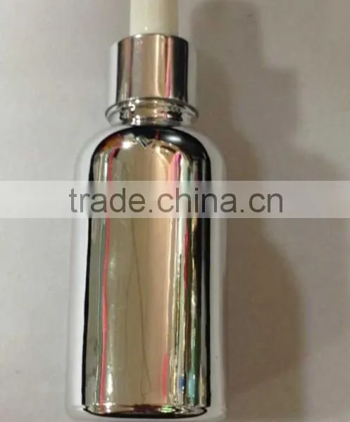 30ml Electroplated UV Glass Essential Oil Bottle With Dropper photo-2