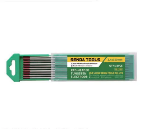 2.4x150mm Red-Tipped Tungsten Electrode for TIG Welding