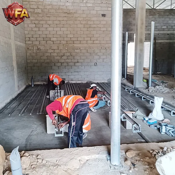 Custom 3D Cattle Slaughterhouse Plant Beef Butcher Equipment Livestock Slaughter House for Industrial Abattoir photo-3